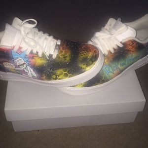 Custom made rick and morty af1